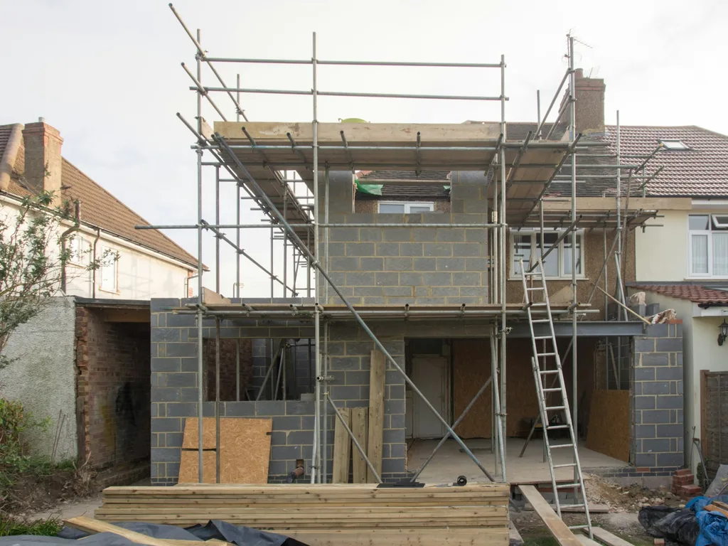Scaffolding for building refurbishment and external maintenance works